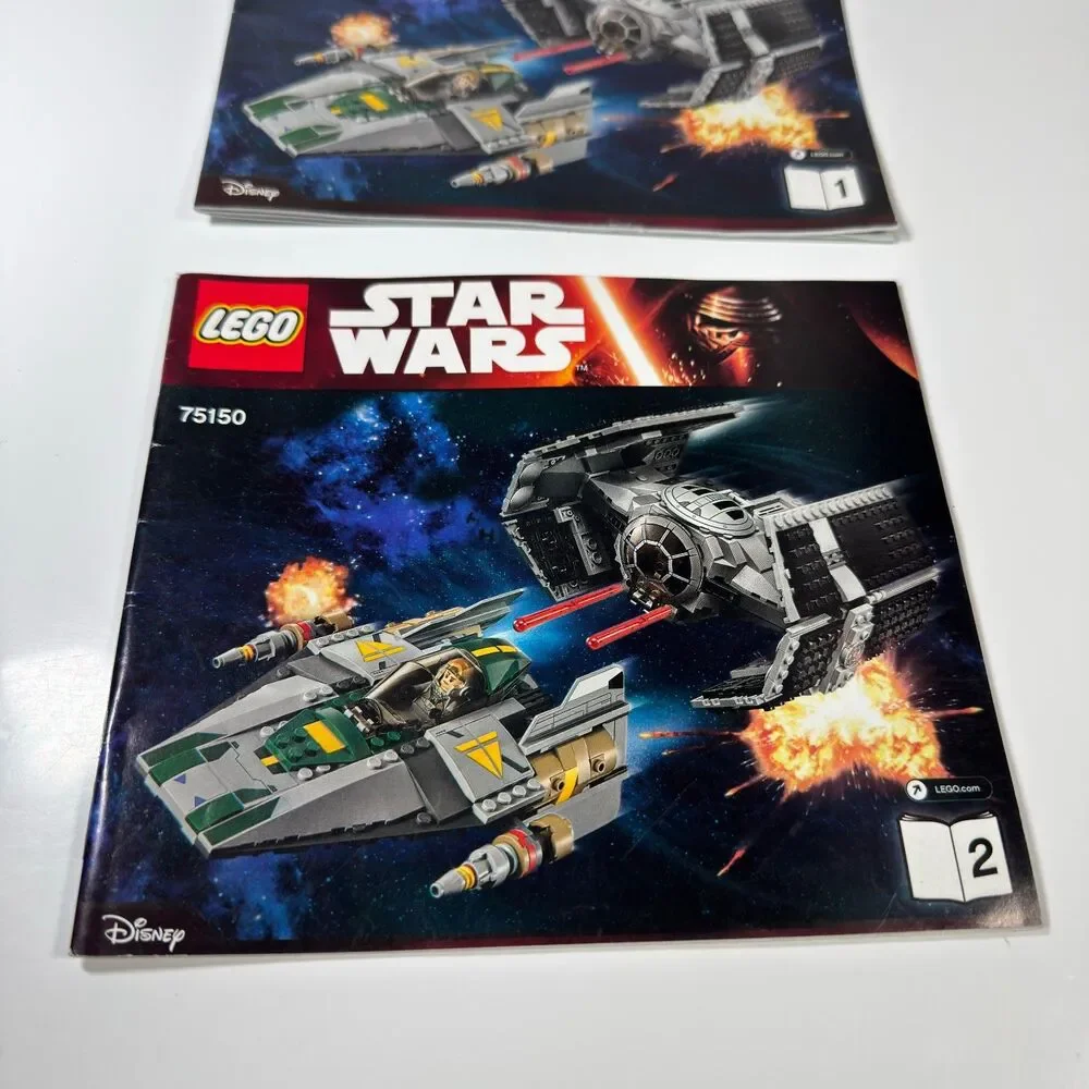 LEGO Star Wars 75150 Instructions Manual Book 1 & 2 ONLY TIE Advanced A-Wing Set